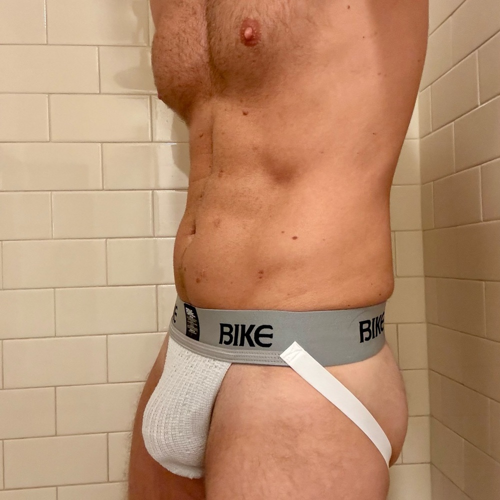 Bike 2” Jockstrap | Medium | White